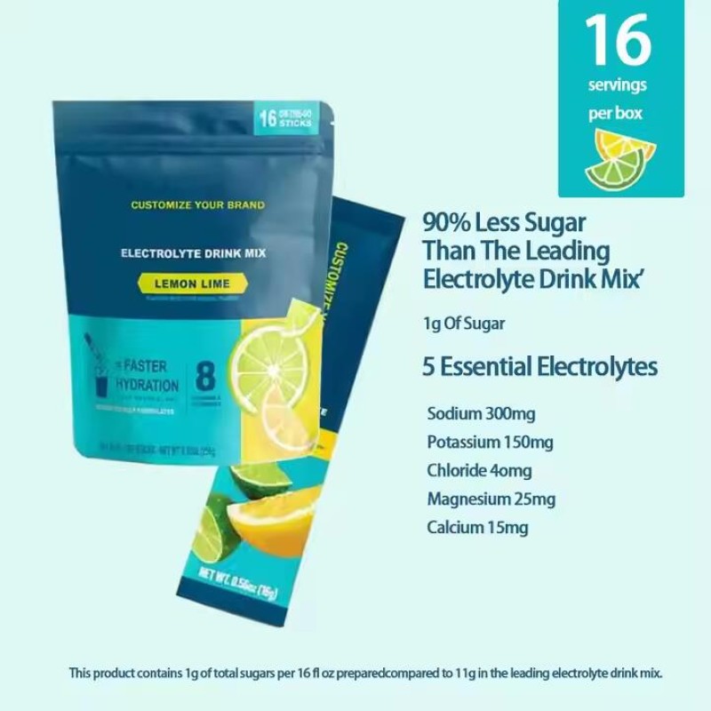 Electrolyte Drink Mix Powder Factory - OEM Private Label Water Soluble Energy