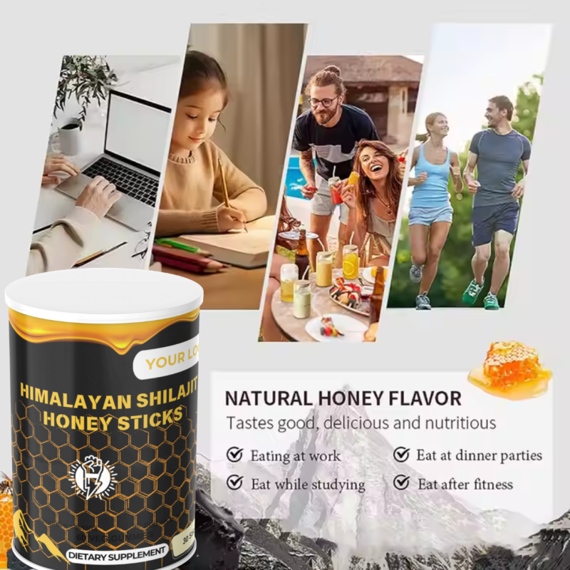 Himalayan Shilajit Sticks Supplier - OEM Pure Organic Honey Energy Boost Immune