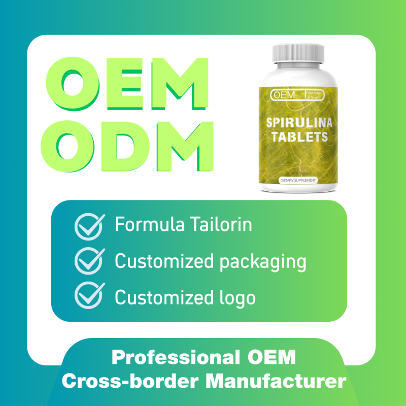 Spirulina Chlorella Tablets Factory - OEM HALAL Private Label Organic Quality