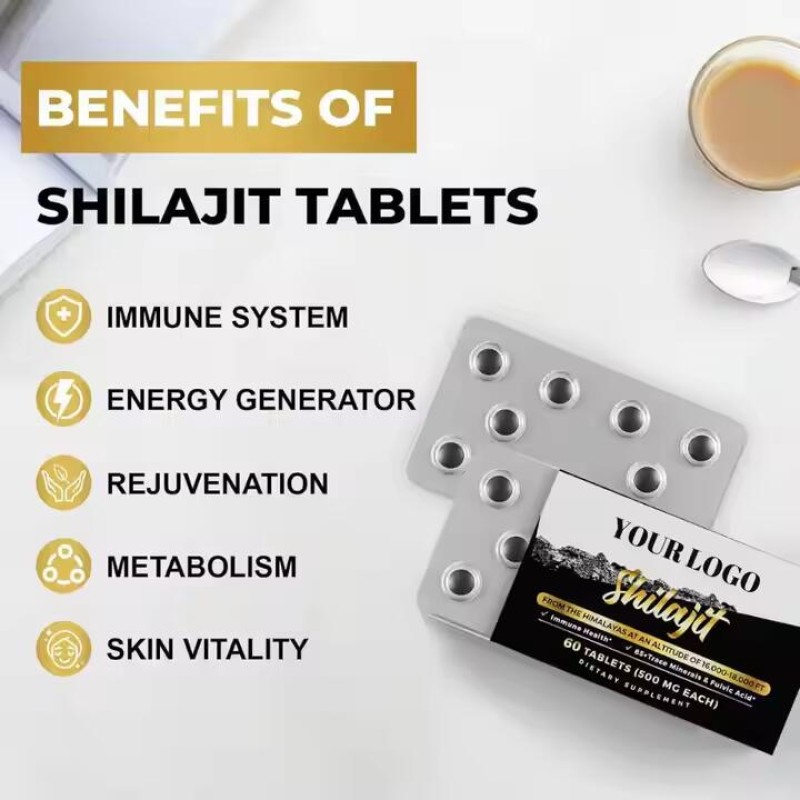 Himalayan Shilajit Resin Supplier - OEM Custom Pure Natural Extract Tablets