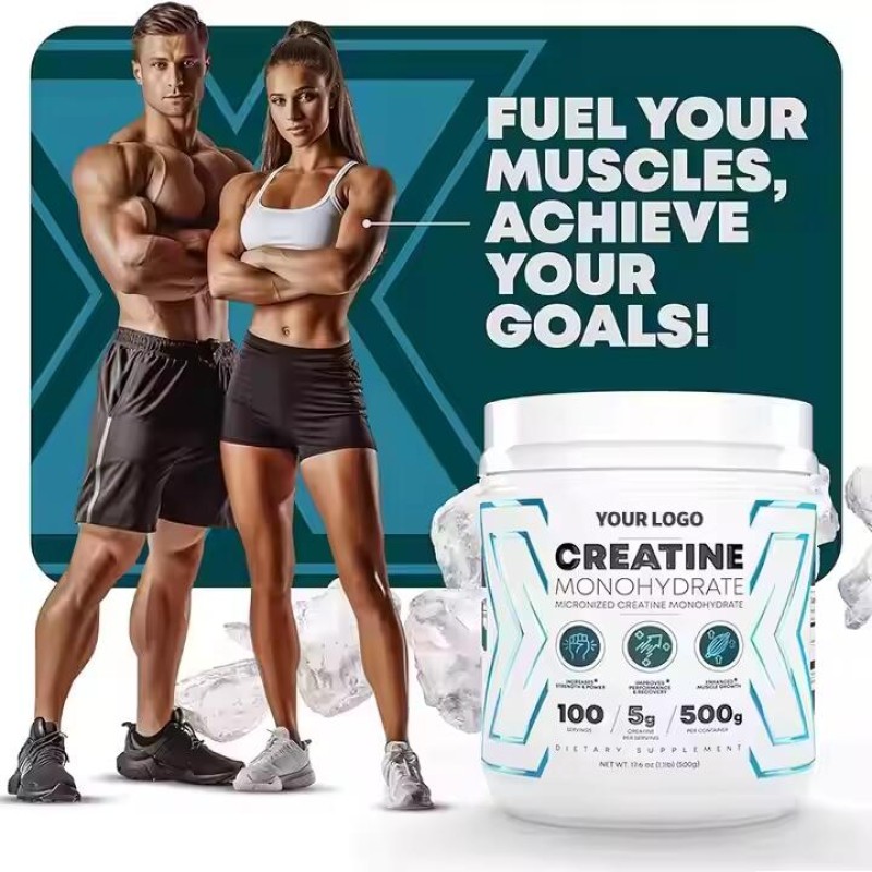 Creatine Monohydrate Powder Manufacturer - OEM Private Label 500g Pure Unflavored