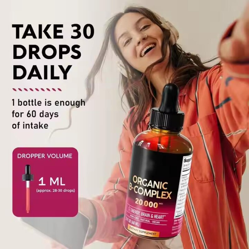Vitamin B Complex Drops Supplier - Private Label OEM Brain Immune Metabolism