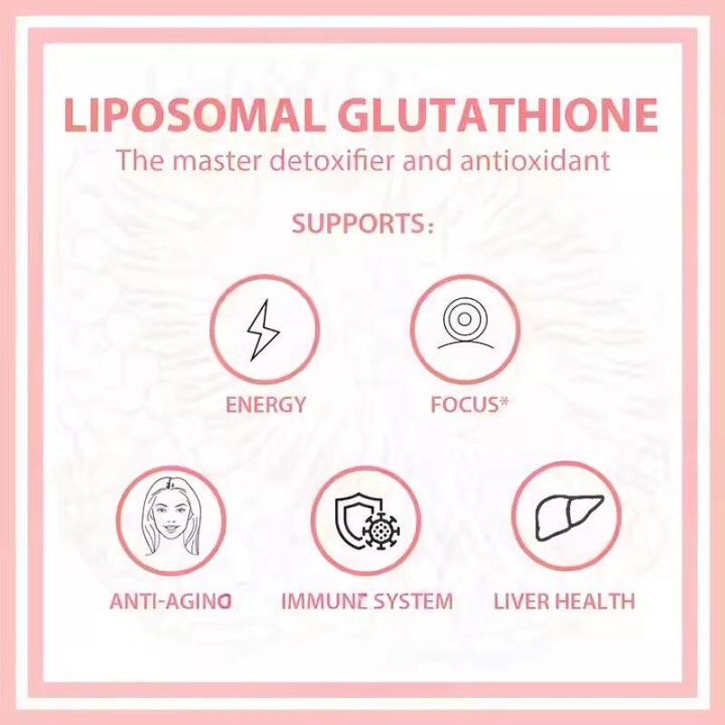 Liposomal Glutathione Drops Factory - OEM ODM L-glutathione Liver Detox Supplement
