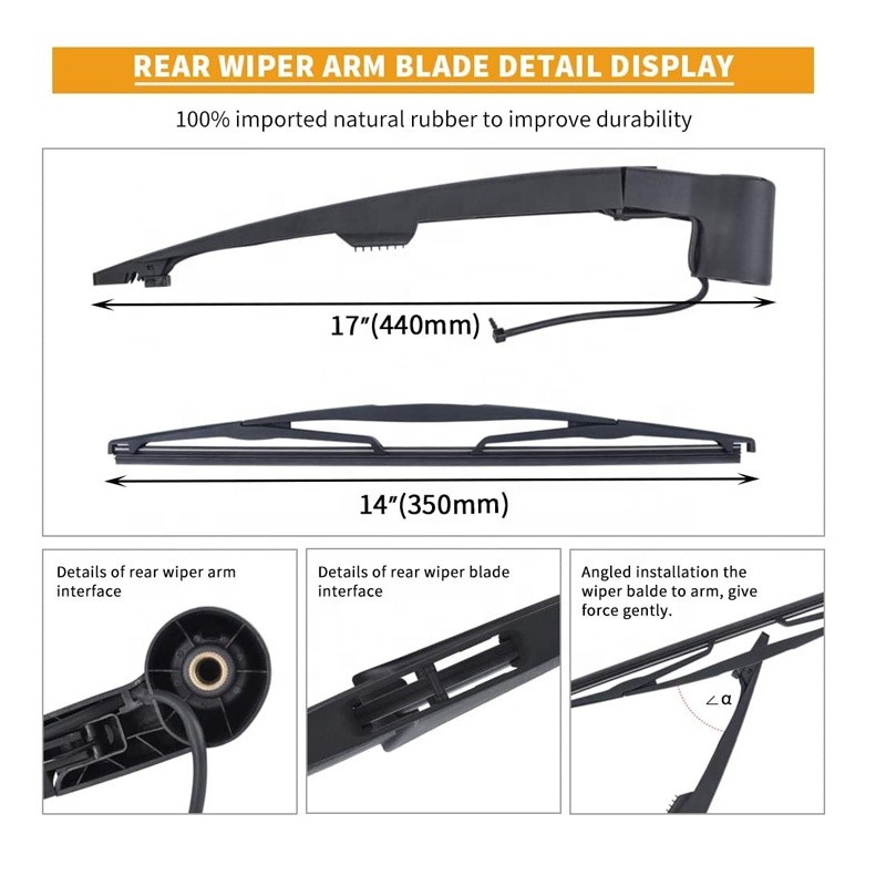 Rear Wiper Set Factory - Chevrolet Trailblazer GMC Envoy