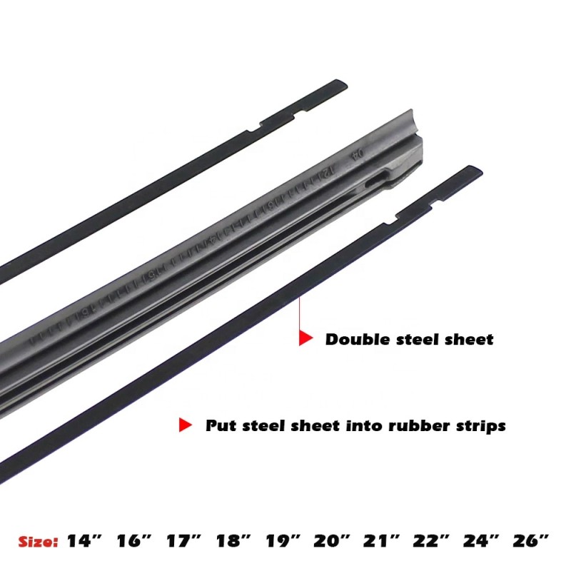 Car Wiper Blade Manufacturer - Hybrid Rubber Refills 8.5mm