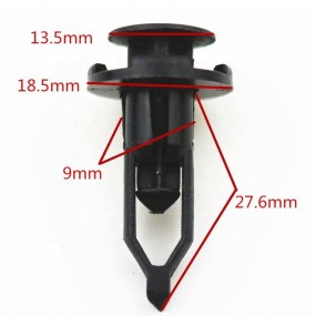 Bumper Clip Factory - Toyota Tercel Camry 9mm