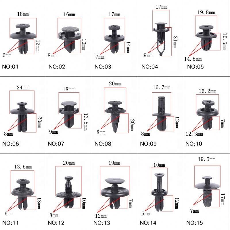 Auto Fastener Factory - Round Head Plastic Car Clip