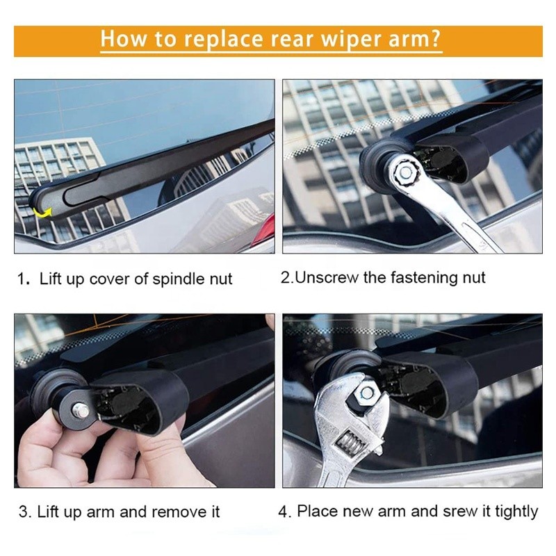 Rear Wiper Set Factory - Chevrolet Trailblazer GMC Envoy