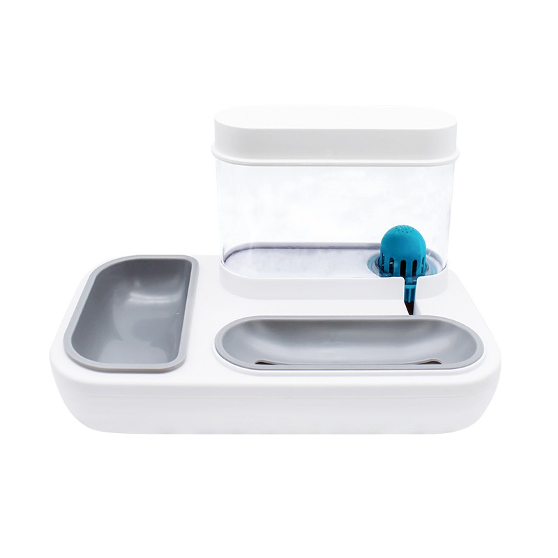 Pet Feeder Factory - 2 in 1 Cat Water Food Dispenser