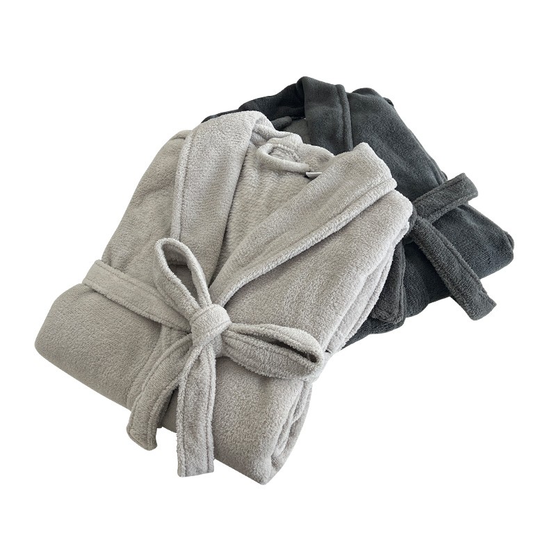Women Bathrobe Supplier - Fleece Plush Warm Long Robes