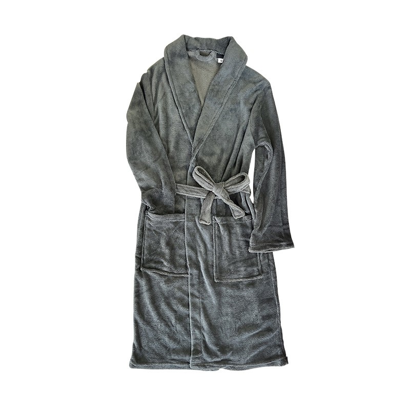 Women Bathrobe Supplier - Fleece Plush Warm Long Robes