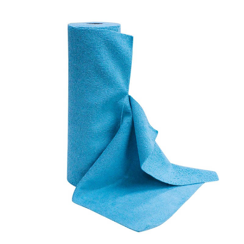 Microfiber Cleaning Cloth Factory - Multipurpose Hand-Torn Roll