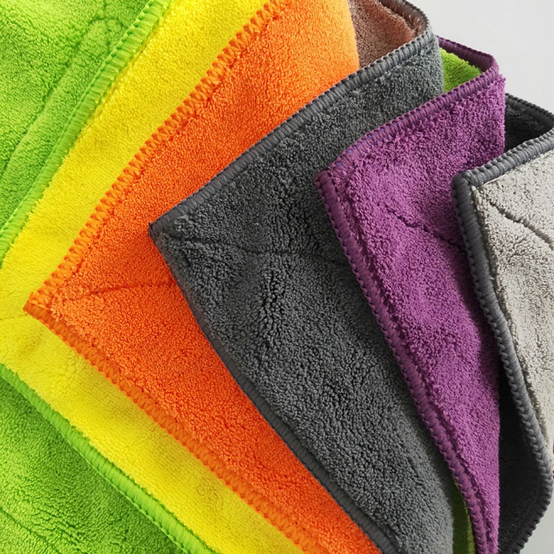 Microfiber Kitchen Towel Factory - Quick Drying Double Layers