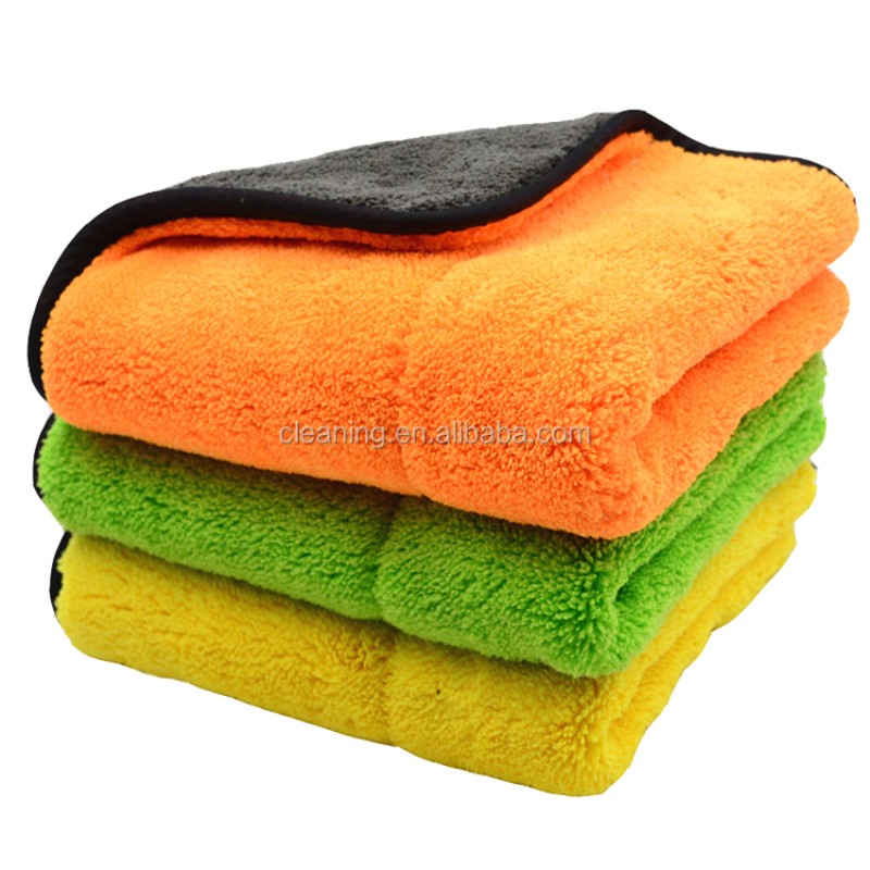 Microfiber Cleaning Cloth Factory - Double-sided 1000gsm Auto Detailing