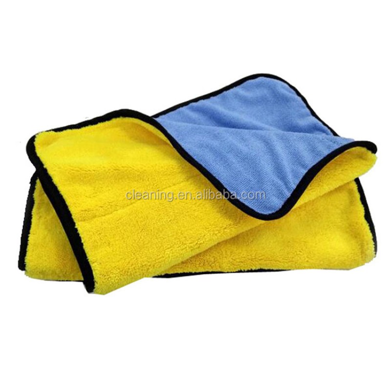 Microfiber Cleaning Cloth Factory - Double-sided 1000gsm Auto Detailing