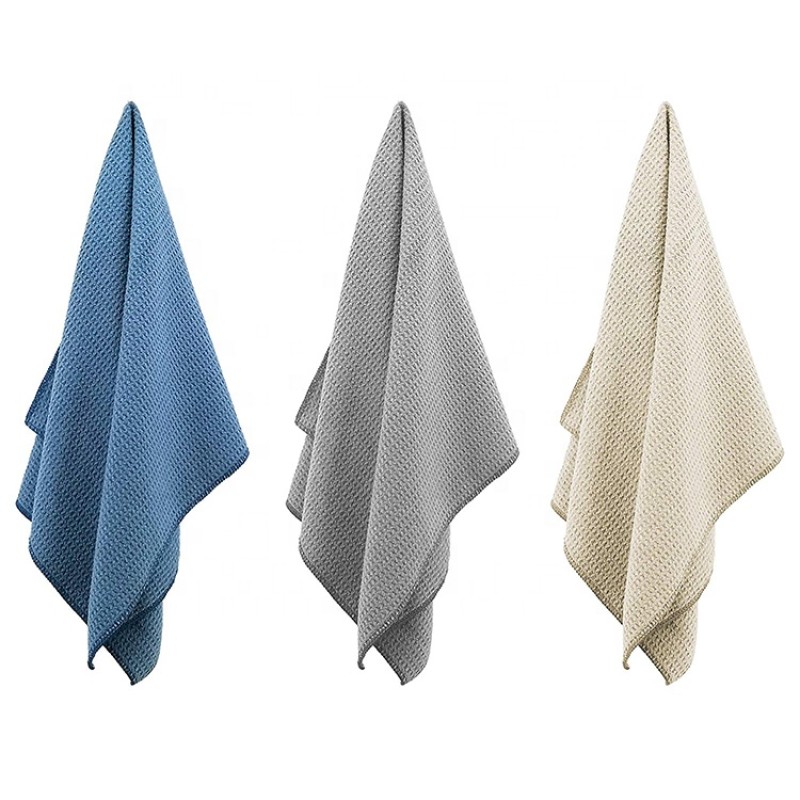 Waffle Weave Towel Manufacturer - Hot Sale Quick Dry Kitchen