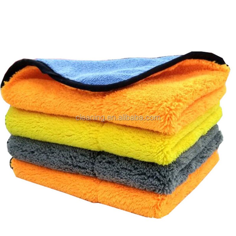 Microfiber Cleaning Cloth Factory - Double-sided 1000gsm Auto Detailing