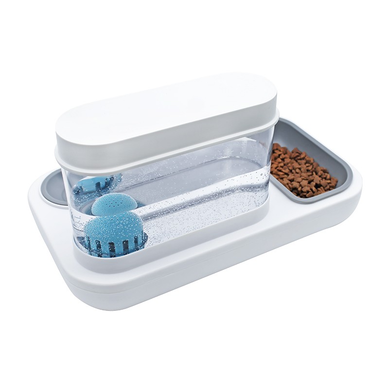 Pet Feeder Factory - 2 in 1 Cat Water Food Dispenser