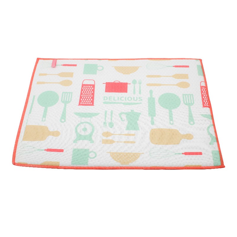 Microfiber Dish Mat Factory - Classic Style Tabletop Drying