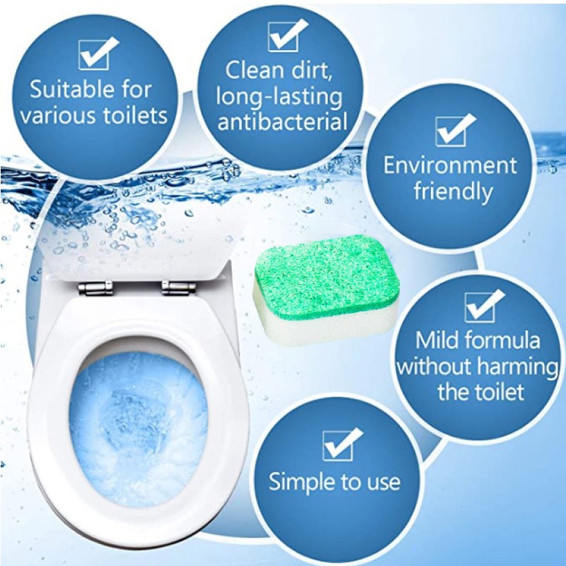 Toilet Bowl Cleaner Manufacturer - OEM Custom Powerful Scrubbing Descaling Tablet