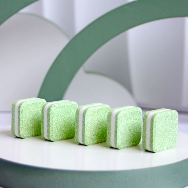 Dishwasher Detergent Factory - OEM Custom Household Block Red Dot Dishwashing