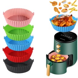 Air Fryer Accessories Supplier - Reusable Silicone Liner Basket