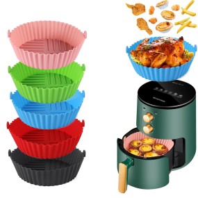 Air Fryer Accessories Supplier - Reusable Silicone Liner Basket