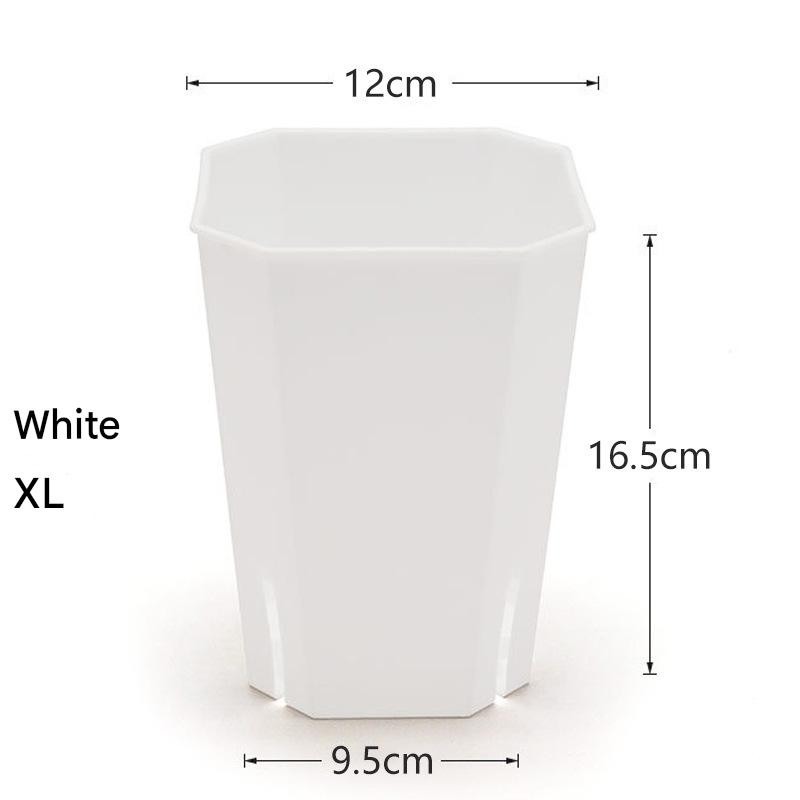 Plant Pot Factory - Tall Slit Square Transparent