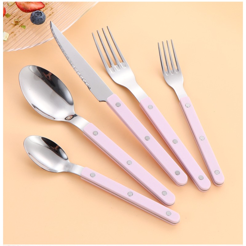Festive Cutlery Supplier - Stainless Steel Vibrant Handles
