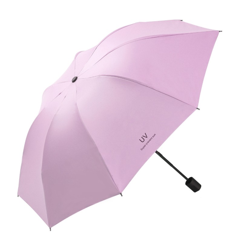 Folding Umbrella Factory - 3 Fold Automatic UV Black