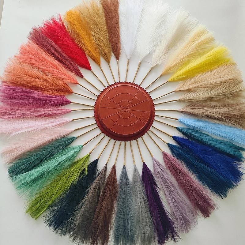 Pampas Grass Decor Factory - Silk Fabric Wall Backdrop Centerpiece