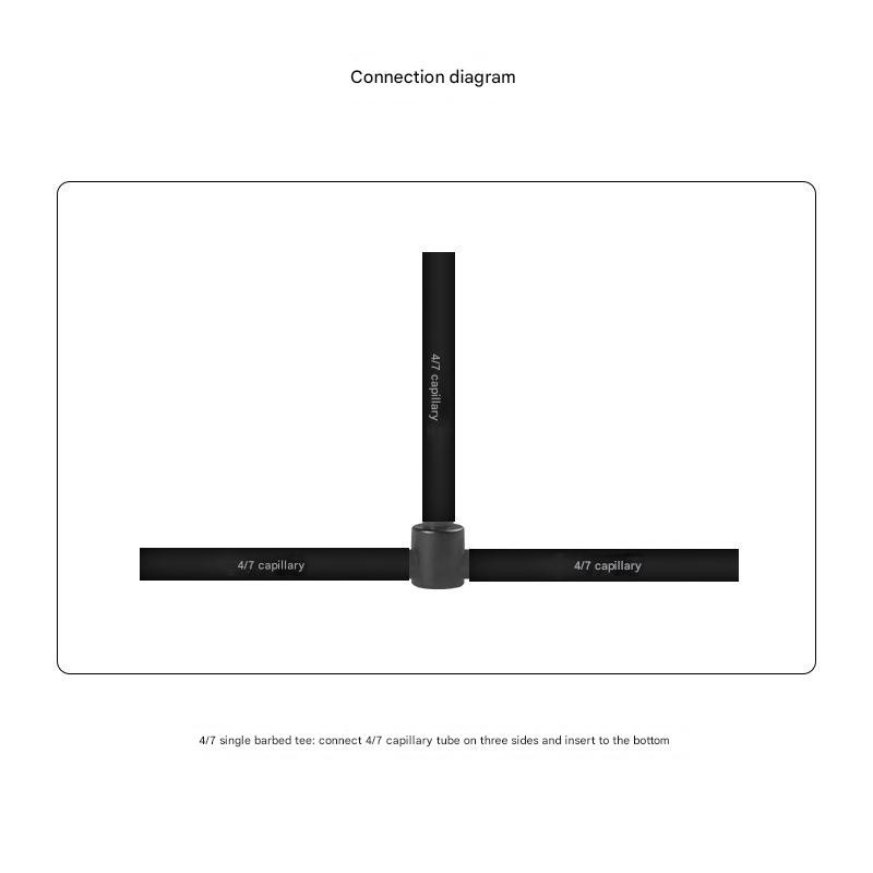 Irrigation Connector Factory - 1/4" Barb Fitting 4mm