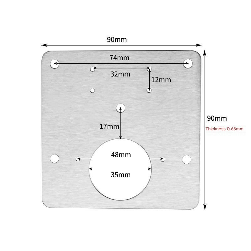 Stainless Steel Hinge Supplier - Reinforcement Plate Cabinet