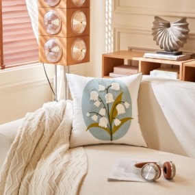 Embroidered Pillowcases Factory - Farmhouse Cotton Abstract