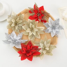 Christmas Garland Supplier - Artificial Pine Cypress Flower Head
