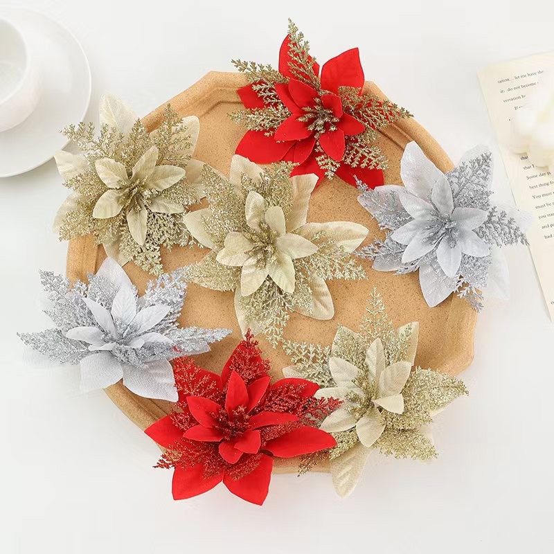 Christmas Garland Supplier - Artificial Pine Cypress Flower Head