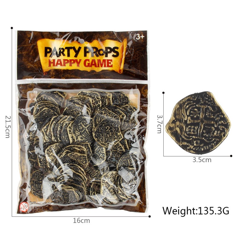 Pirate Coins Supplier - Adventure Themed Party Props