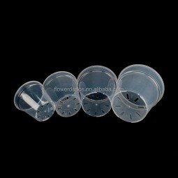 Orchid Planter Pot Factory - 2.5-11 Inch Transparent Round