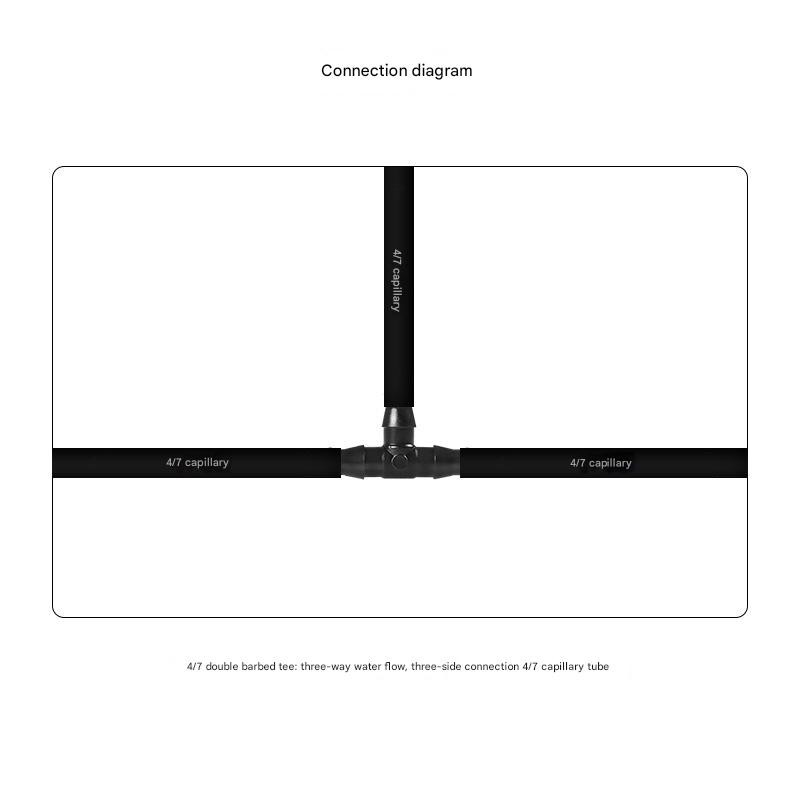 Irrigation Connector Factory - 1/4" Barb Fitting 4mm