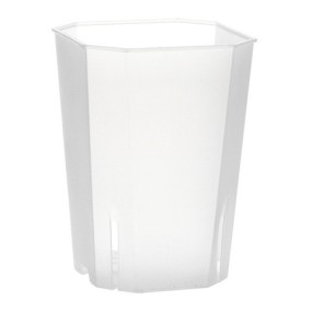 Plant Pot Factory - Tall Slit Square Transparent