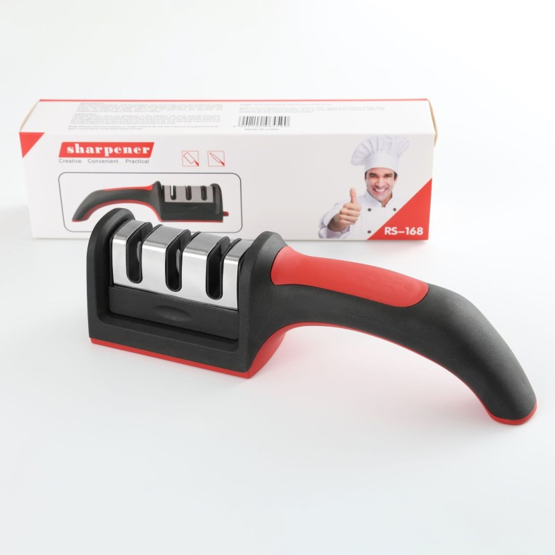 Knife Sharpener Supplier - 4-in-1 Manual Fast Sharpening