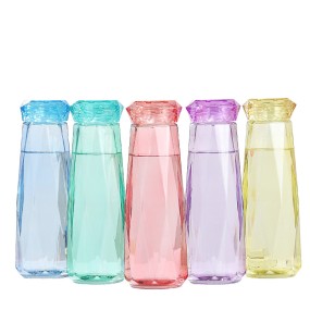 Sports Bottle Supplier - Ergonomic Frosted Crystal Glass