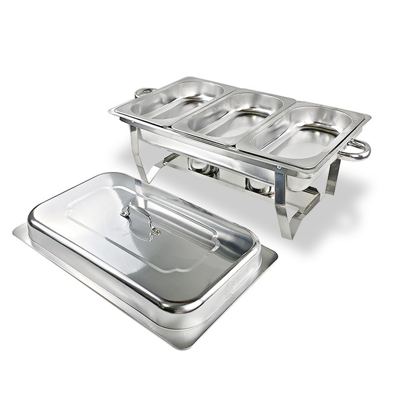 Chafing Dish Set Supplier - 8 Piece Stainless Steel Foldable