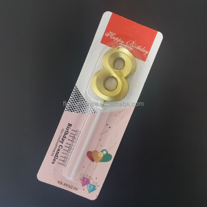 Paraffin Wax Candles Manufacturer - Custom Number Birthday Cake