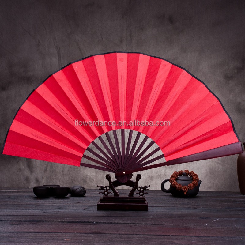 Hand Folding Fans Supplier - Silk Cloth Kungfu Display