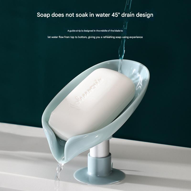 Shower Soap Dish Factory - Leaf Shape Storage Tray