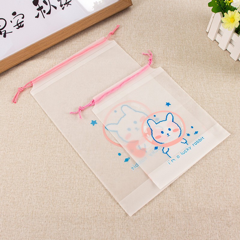 Drawstring Bag Factory - Frosted PE Makeup Cosmetic Storage