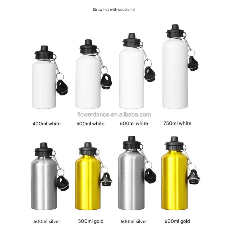 Aluminum Sports Bottle Factory - 600ml Double Cover Sublimation