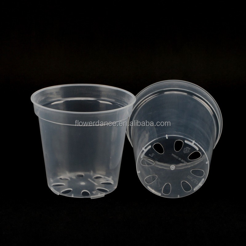 Orchid Pots Factory - 6 Inch Transparent with Holes