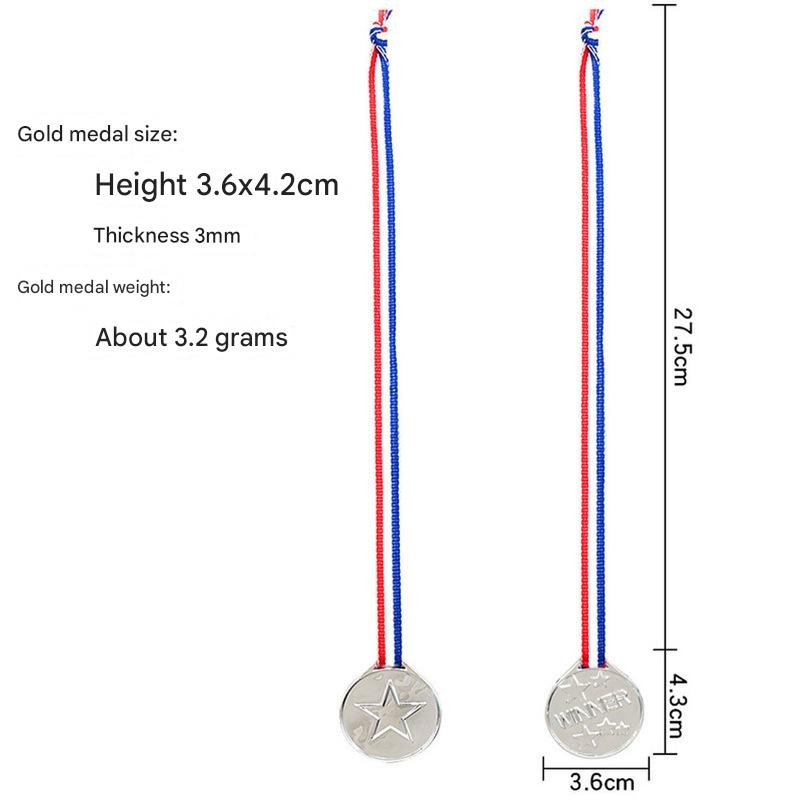 Plastic Medals Factory - Gold Winner Neck Ribbon Kids